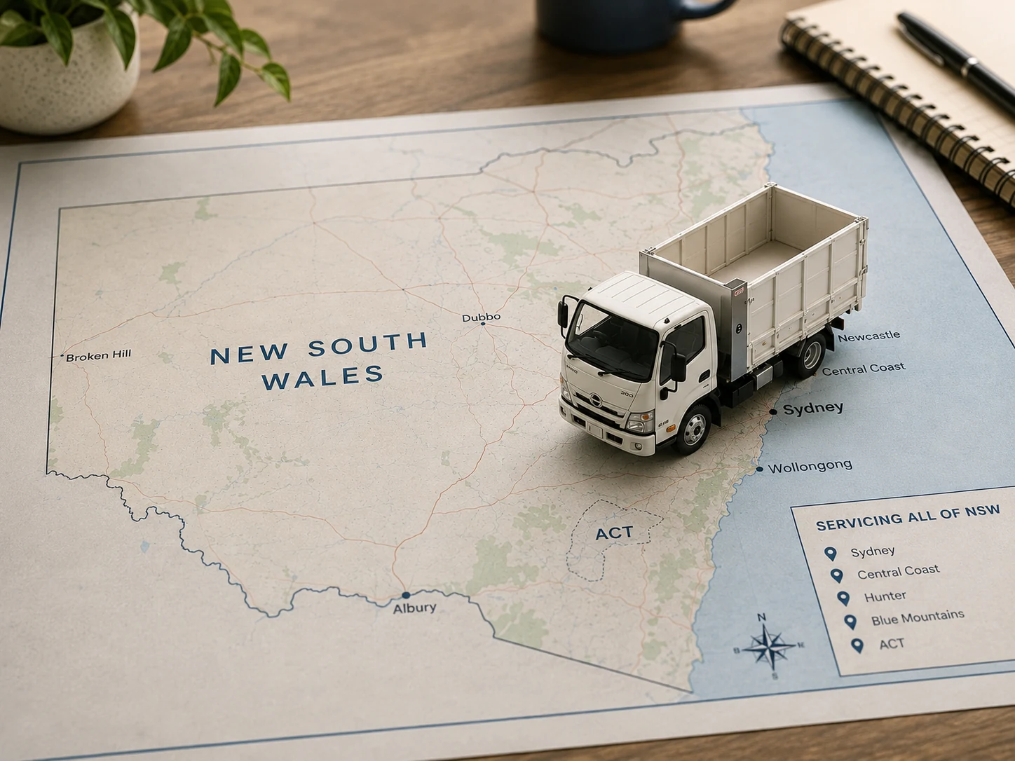 nsw truck map